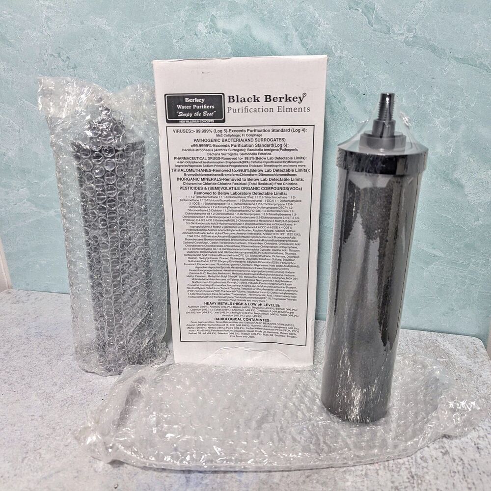 Berkey Authentic Black BB9-2 Water Replacement Filters For Berkey Water System